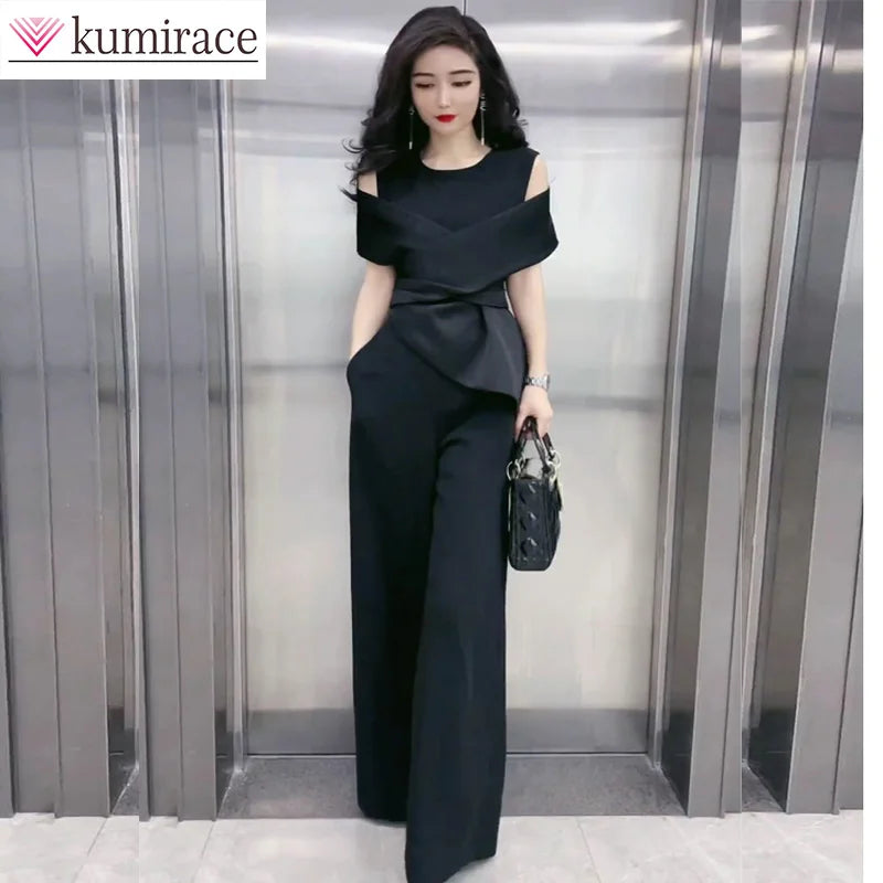 Version of New High-end Fashion Temperament Jumpsuit Women&