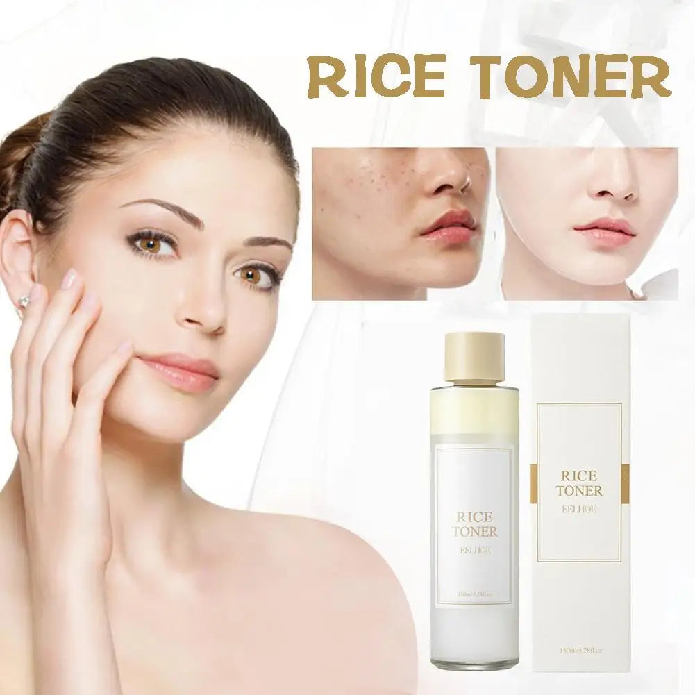 150ml Rice Face Toner Anti-aging Moisturizing Toner Nourishing Facial Skin Care Products Anti-aging Rice Toner Skincare for P3X4