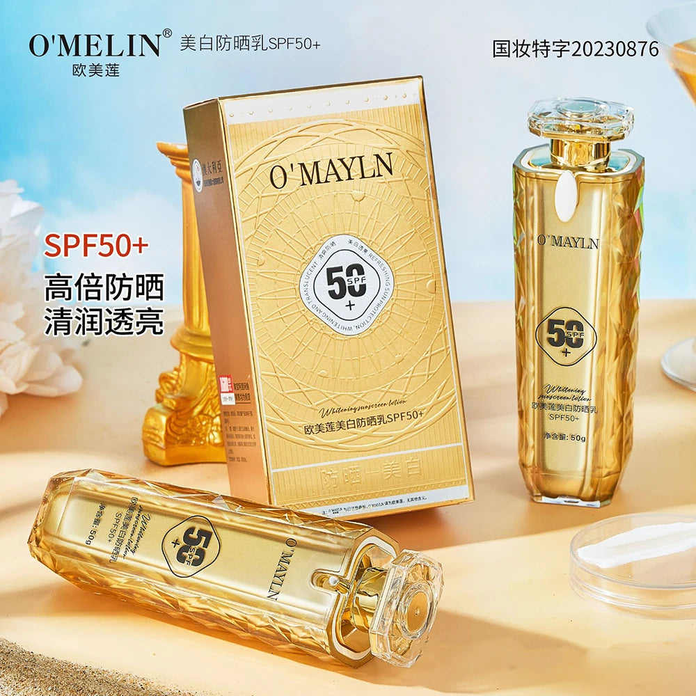 spf50+ Sunscreen Lotion Whitening Solar Uv Radiation Sun Screen Protetor Body Cream Oil-control Moisturizing Face Sunscreen