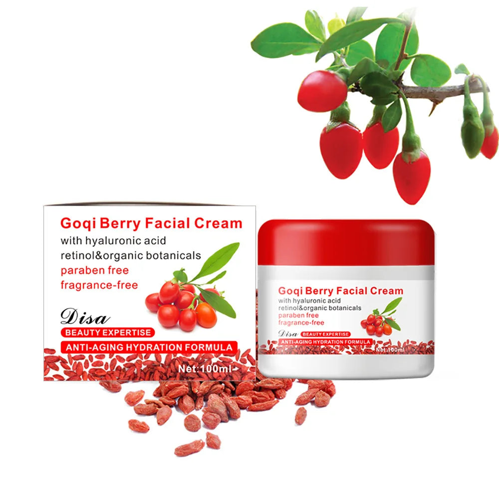 WolfBerryes Face Creams 100ml Goji Essence Moisturizing  Goqi Berry Skincare Chinese Matrimony Vine Shin Care Cosmetic