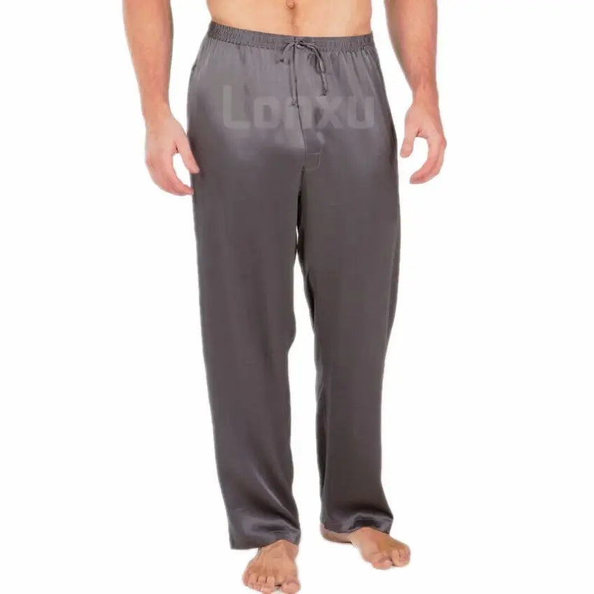 Mens Silk Satin Pajamas Pyjamas Pants Lounge Pants  Sleep Bottoms Free p&amp;p S M L XL 2XL 3XL 4XL Plus